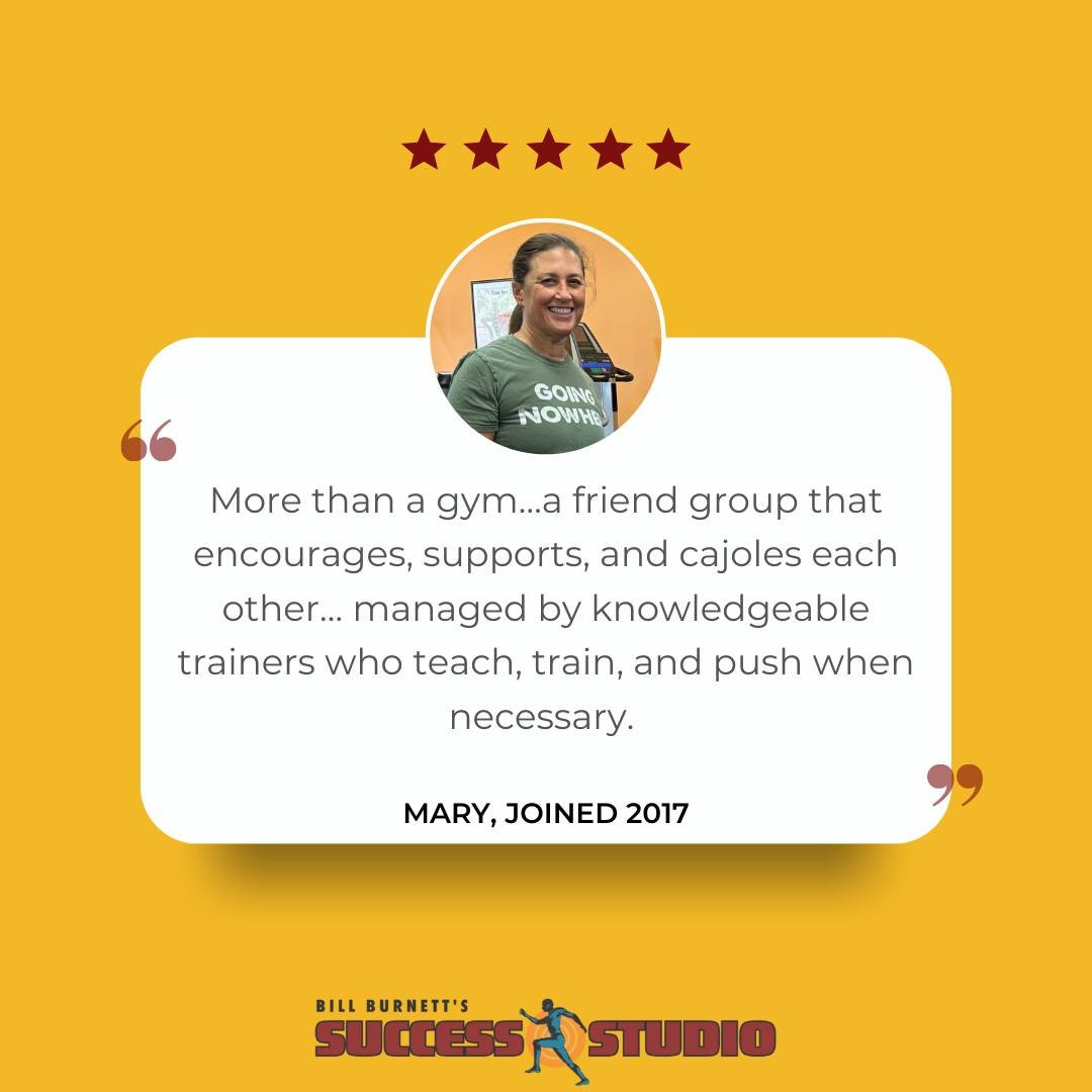 Thank you for trusting us with your fitness Mary!