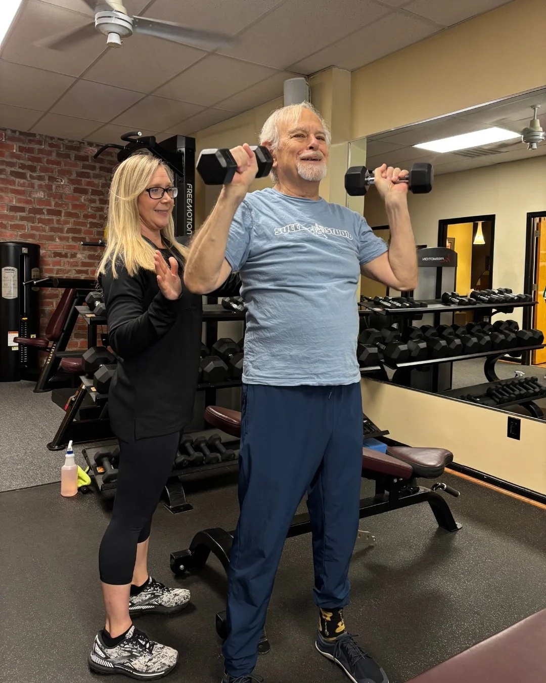 Form Matters! 

Here&rsquo;s Personal Trainer Dani giving a form correction during an overhead press. One of the best parts about our small group training? You never have to wonder if you&rsquo;re moving the right way or working hard enough. We&rsquo