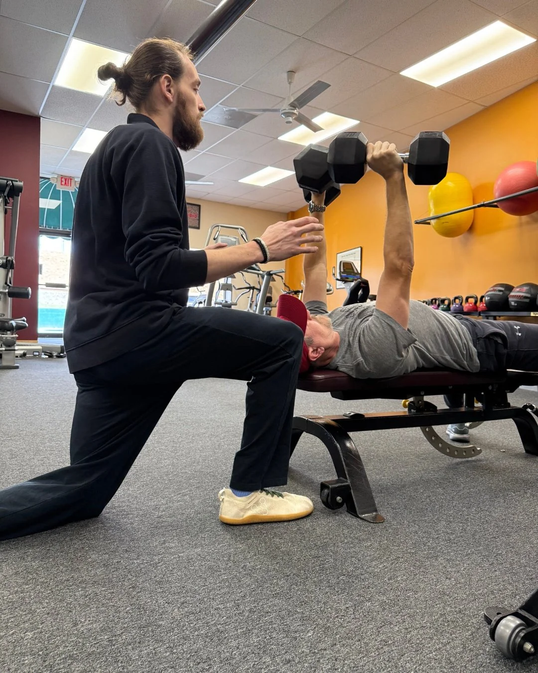 Lift smarter, not just heavier – Spotting makes challenging lifts safe and effective.
Want to see how a Personal Trainer can help you level up and make progress? Give us a call at 434-984-2277 to book a complimentary consultation