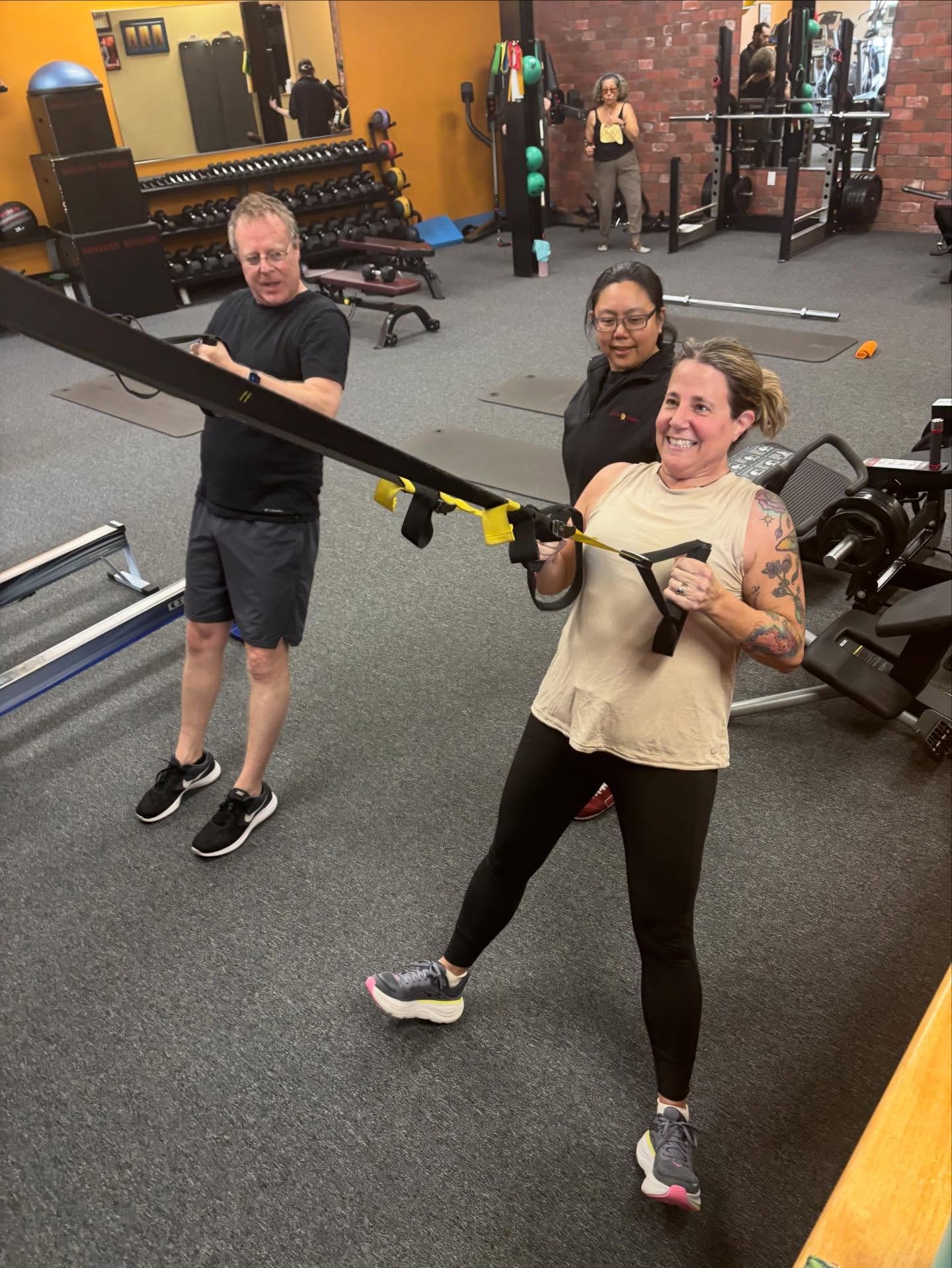 Benefit of having a Personal Trainer- we've always got your back 

- Never question whether your form is going to help you make progress safely- our trainers are here to give you verbal or hands on adjustments so you can get the most out of your time