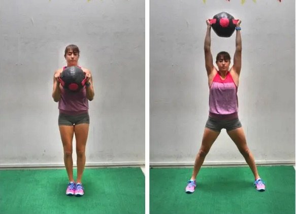 Dumbell Jumping Jacks by Cyberchristie .. - Exercise How-to - Skimble