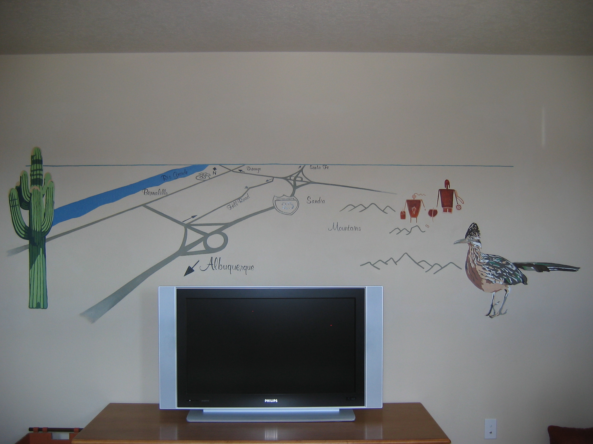 Mural in study