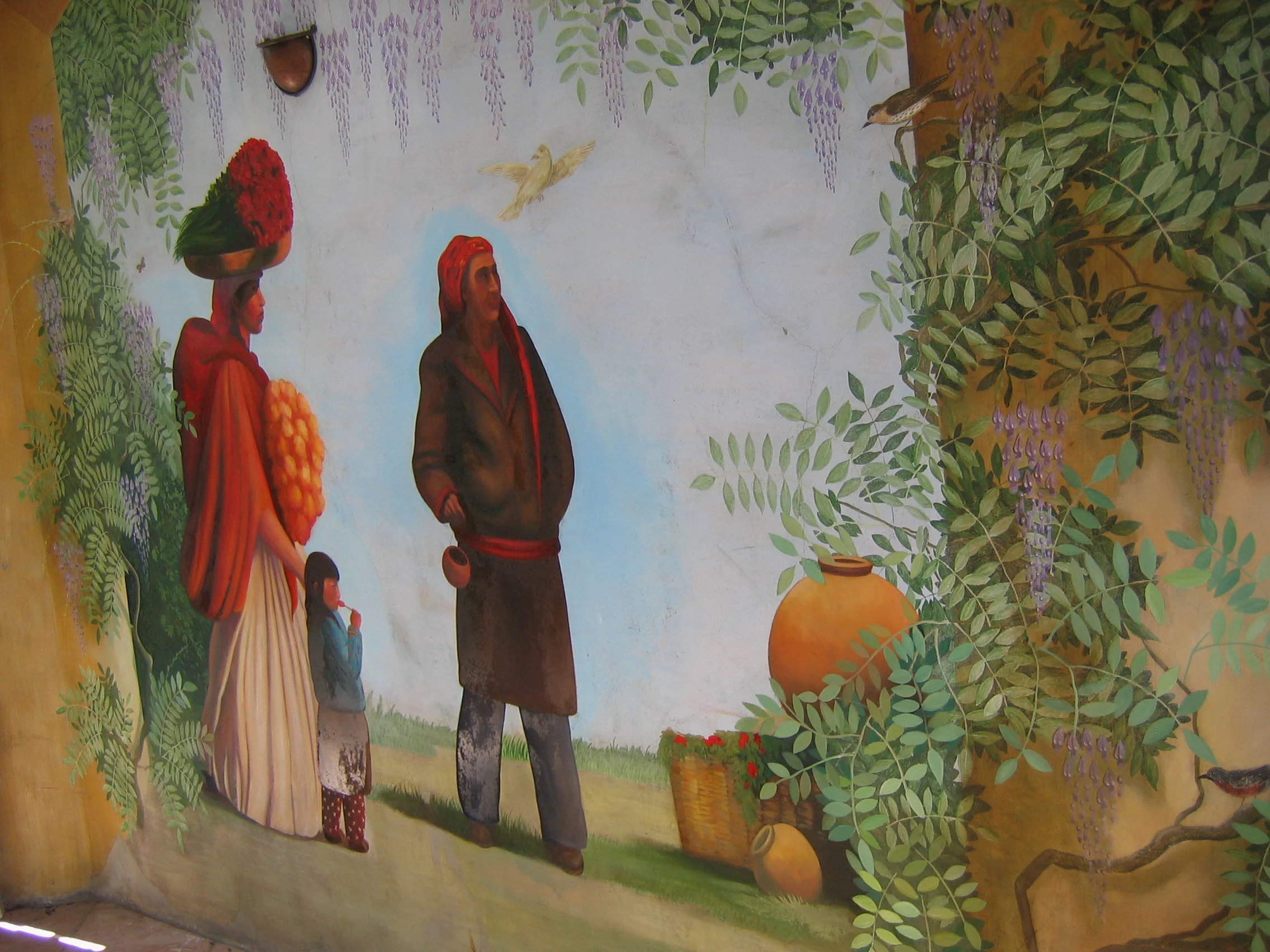 Rivera-style mural