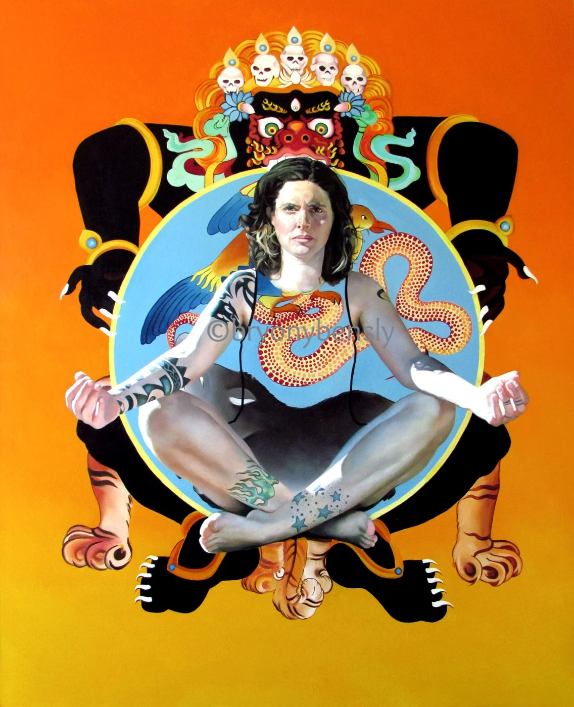 neti neti, 48" x 60", oil on canvas