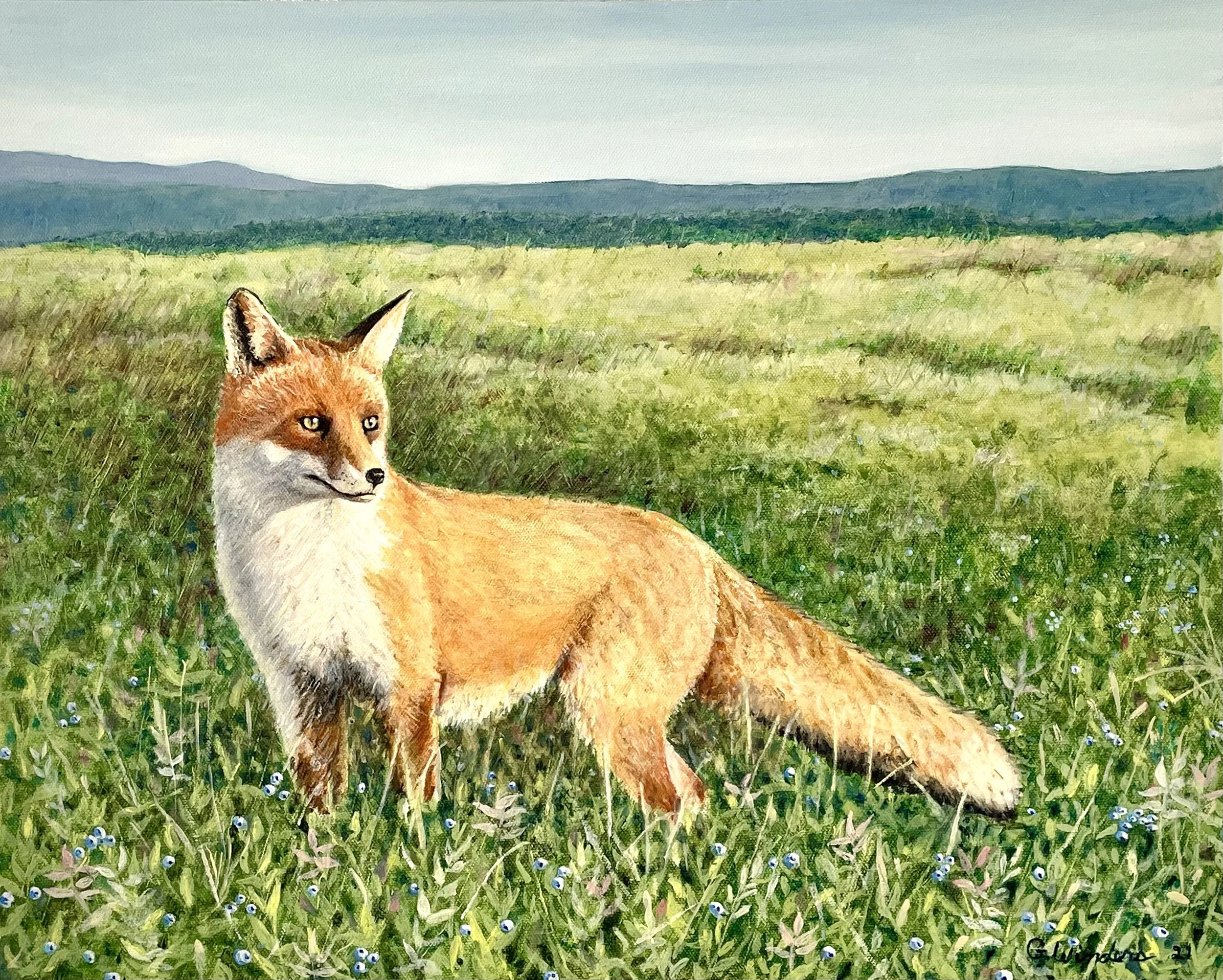 "Making the Rounds"  original oil painting