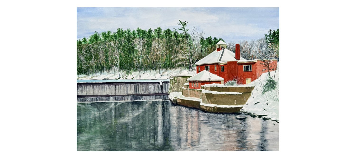 The former "Belfast Water Works" on the Little River Belfast, Maine