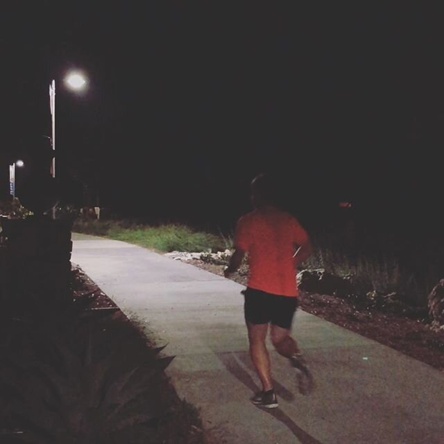 Running into the darkness! There&rsquo;s something peaceful about running at night. .
.
.
#nightrun #run #runner #ultramarathon #training #ultra