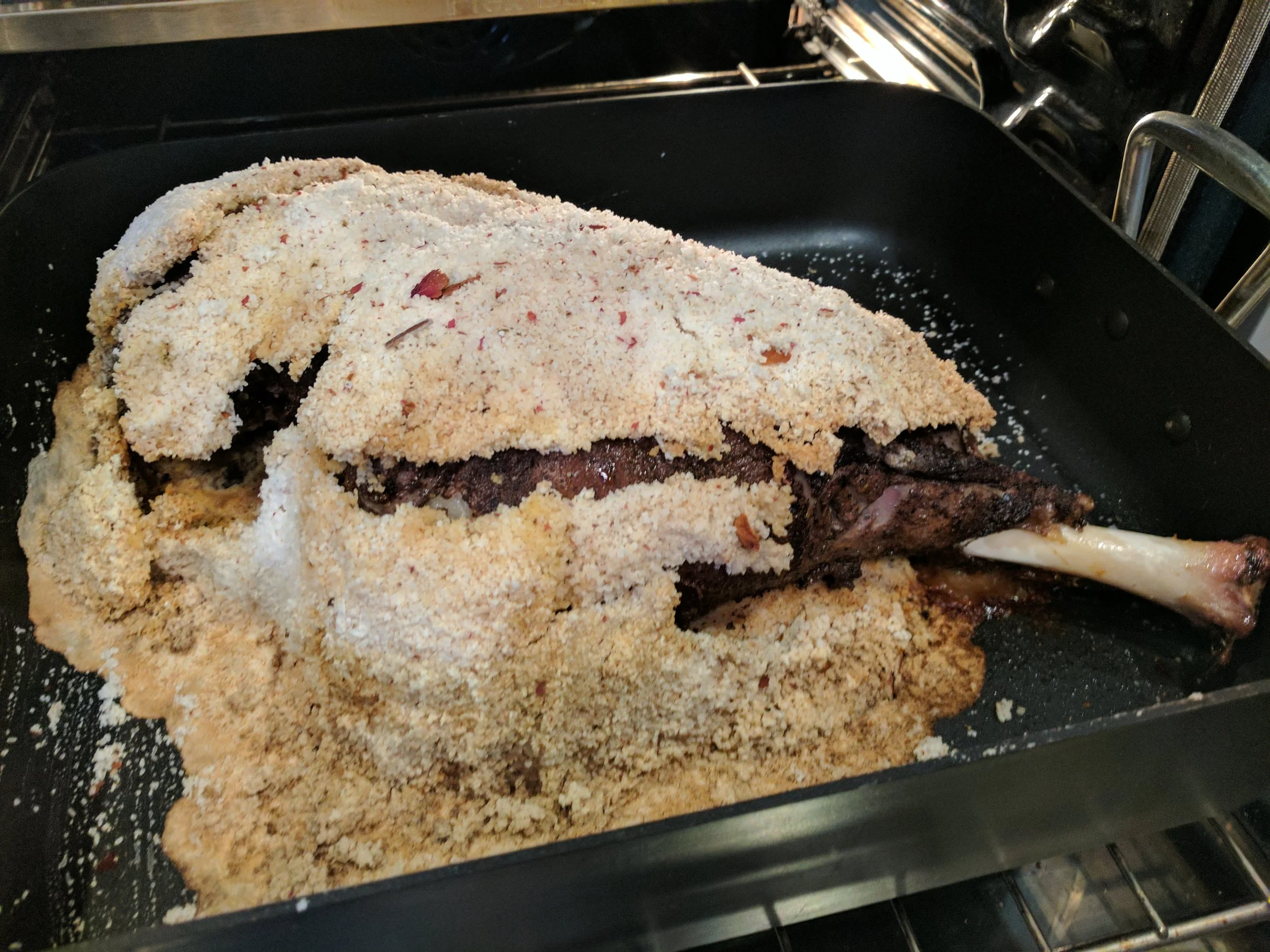 Salt-Baked Leg of Lamb: Part 2
