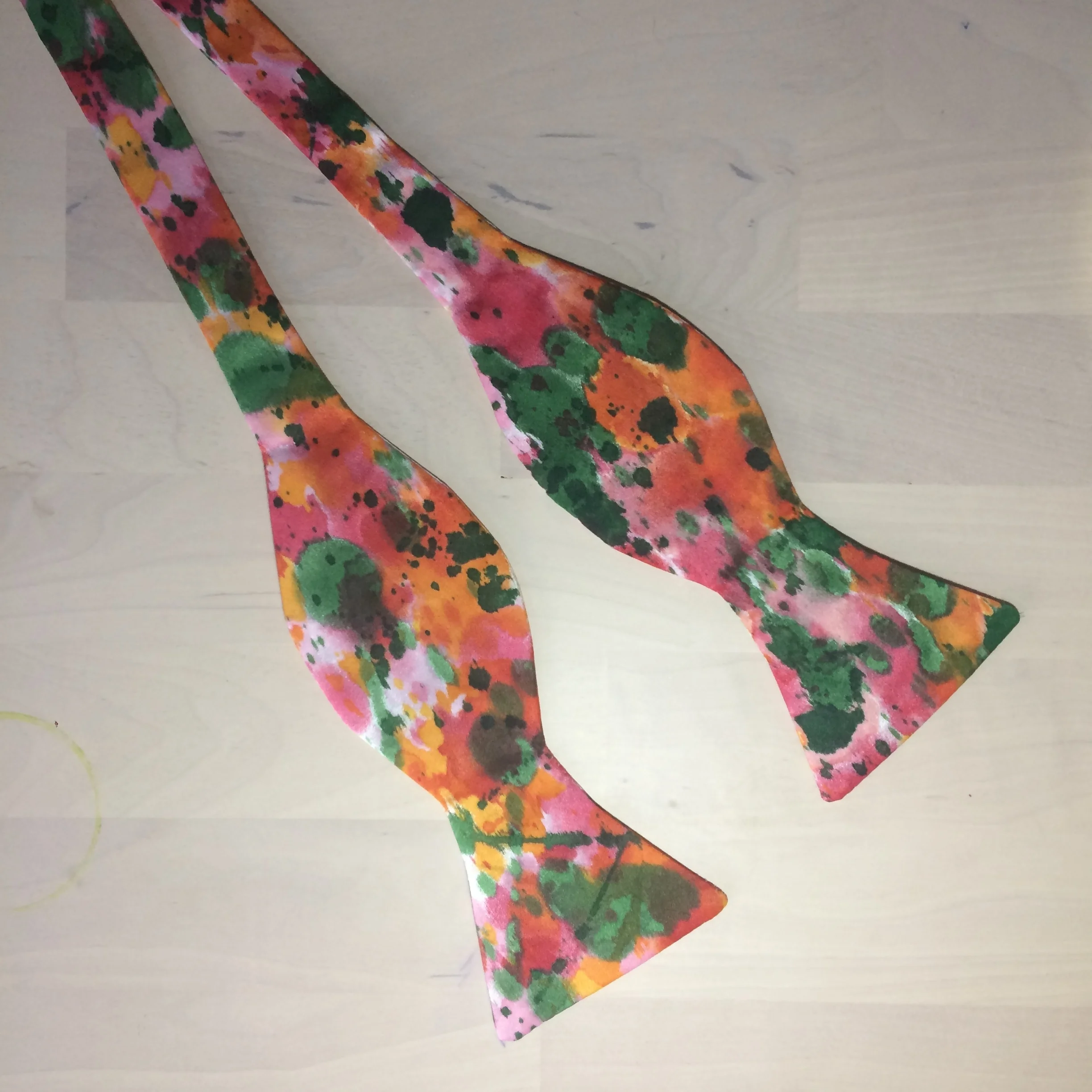 Custom Bow Tie: Matching His Date's Shoes