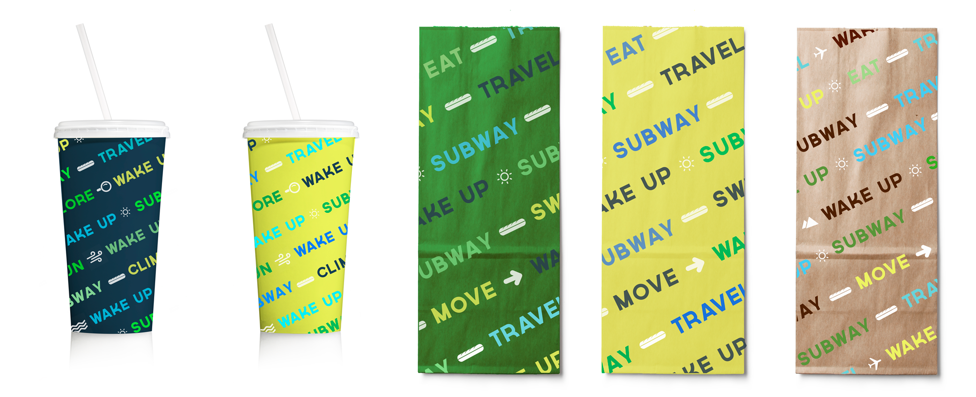 Its a Fresh New Day Cups and Sandwhich Bags