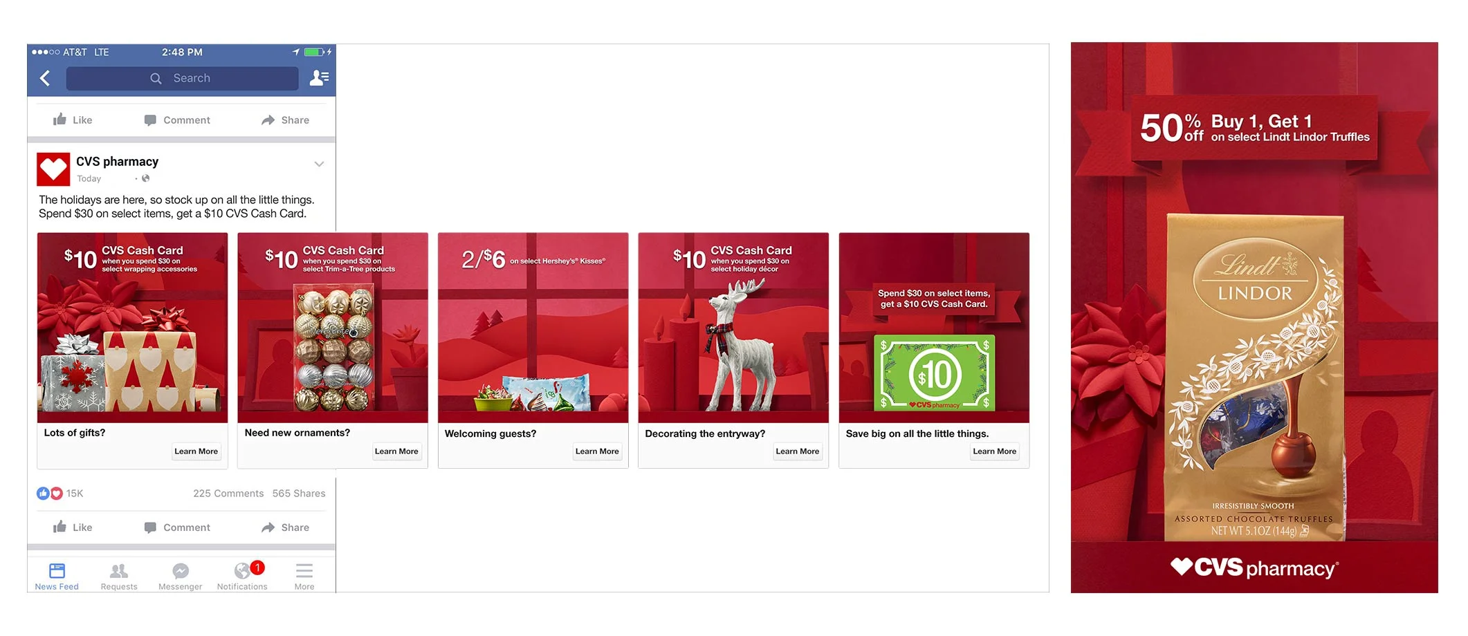 Facebook Carousel and Pinterest