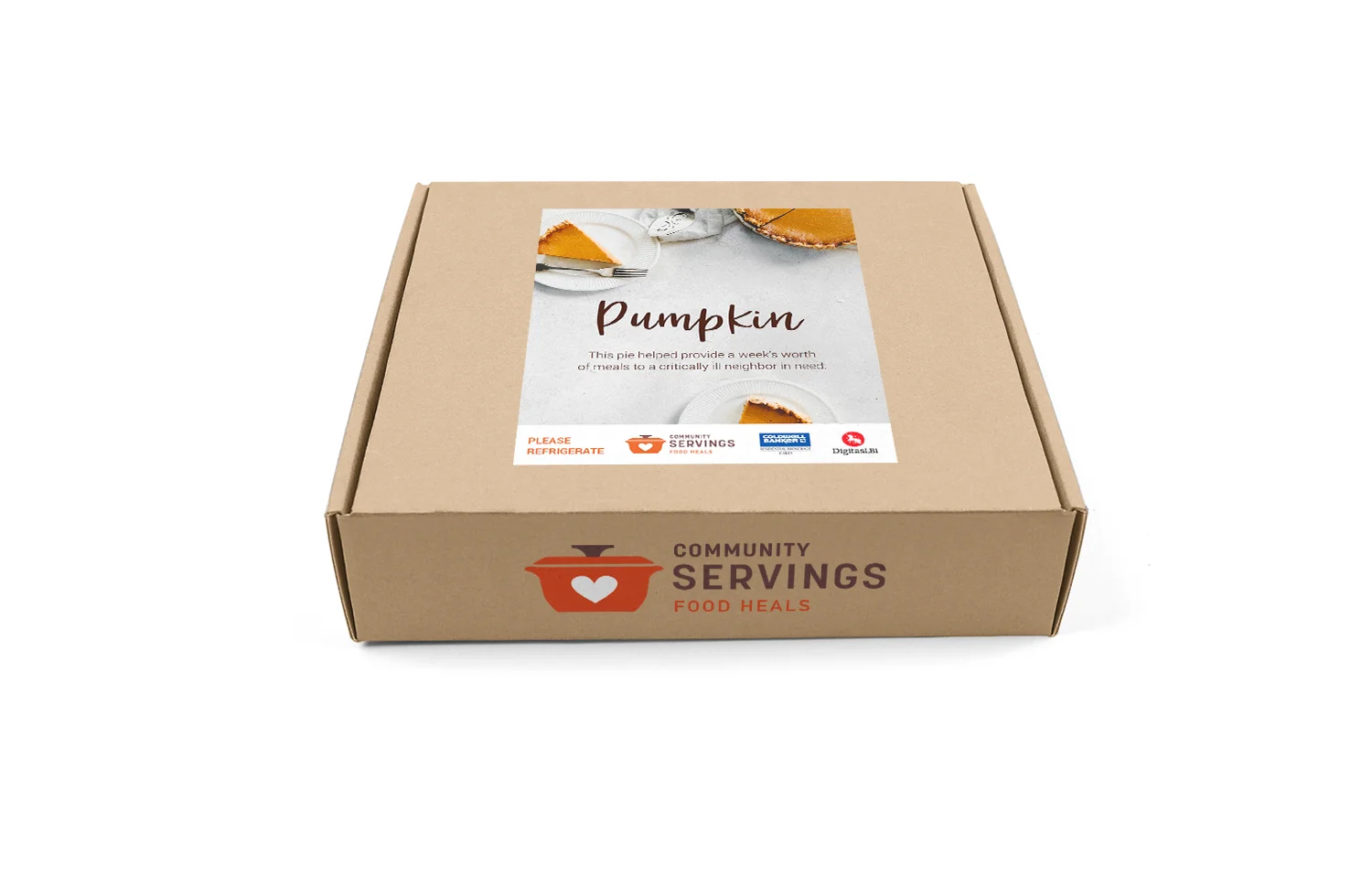 Pie Box Label