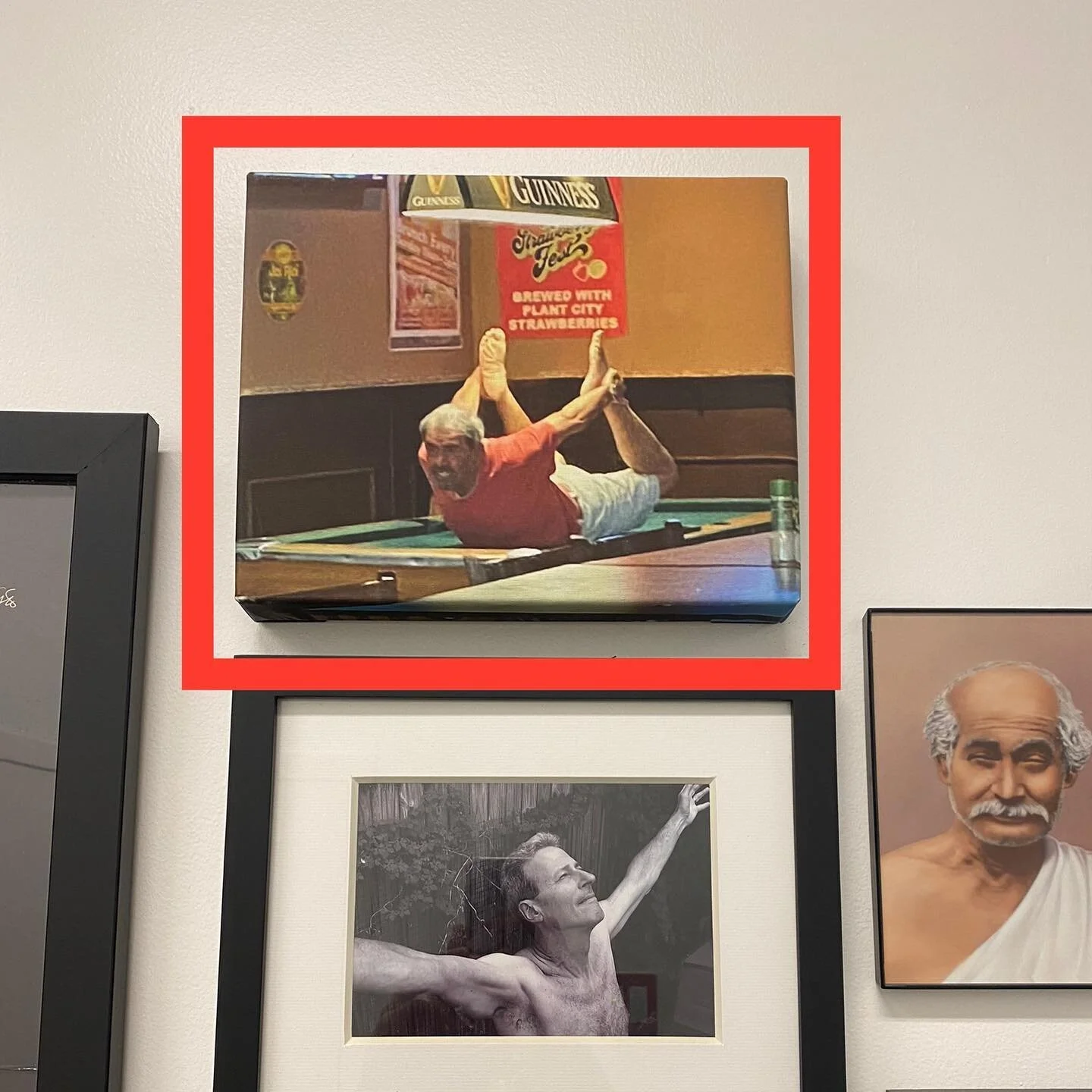 #whatsonthewall we thought it might be fun to tell you about some of the things on the wall at the studio, and what they mean to us. We&rsquo;re starting here because today is this gentleman&rsquo;s birthday! Also happy #bastilleday ! The story with 