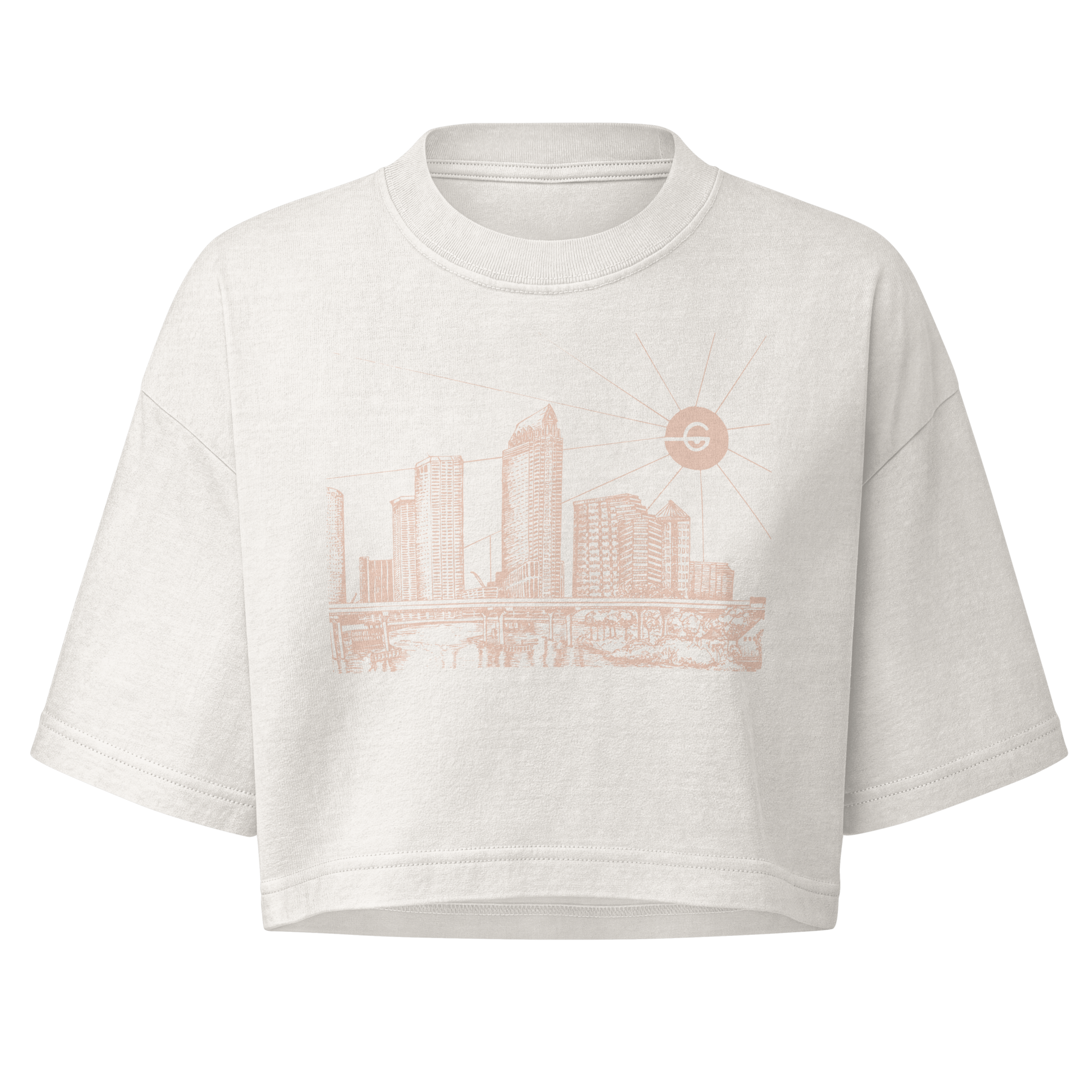 GAZE SKYLINE WOMEN'S CROPPED TEE