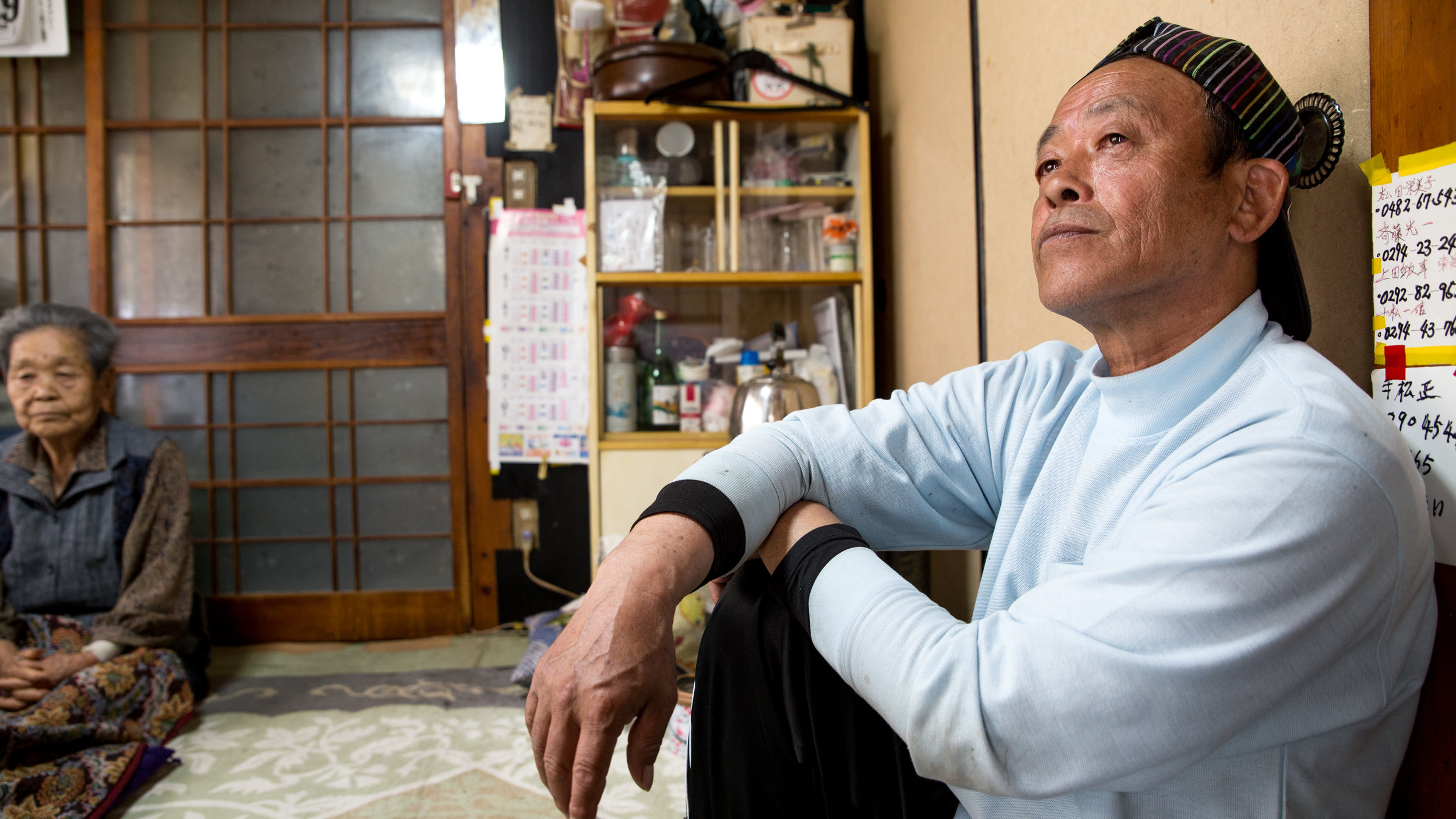  "I worry that even when radiation is low and I can sell my fish, customers won’t buy because the name Fukushima will be on the package,"&nbsp;Tomo Komatsu said. On work days, he wakes up at 5 in the morning and eats breakfast with his 92-year-old mo