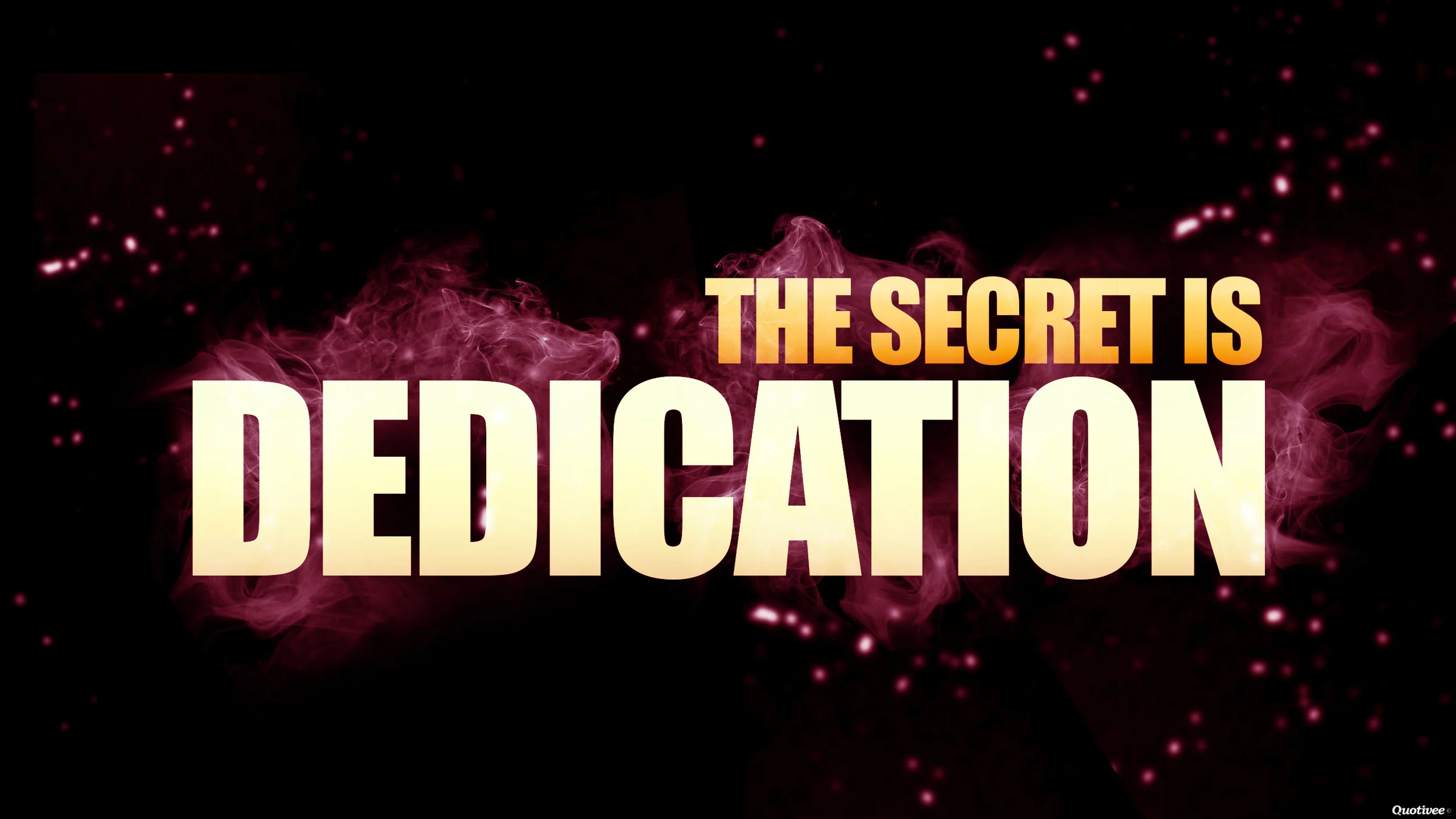 A Rededication