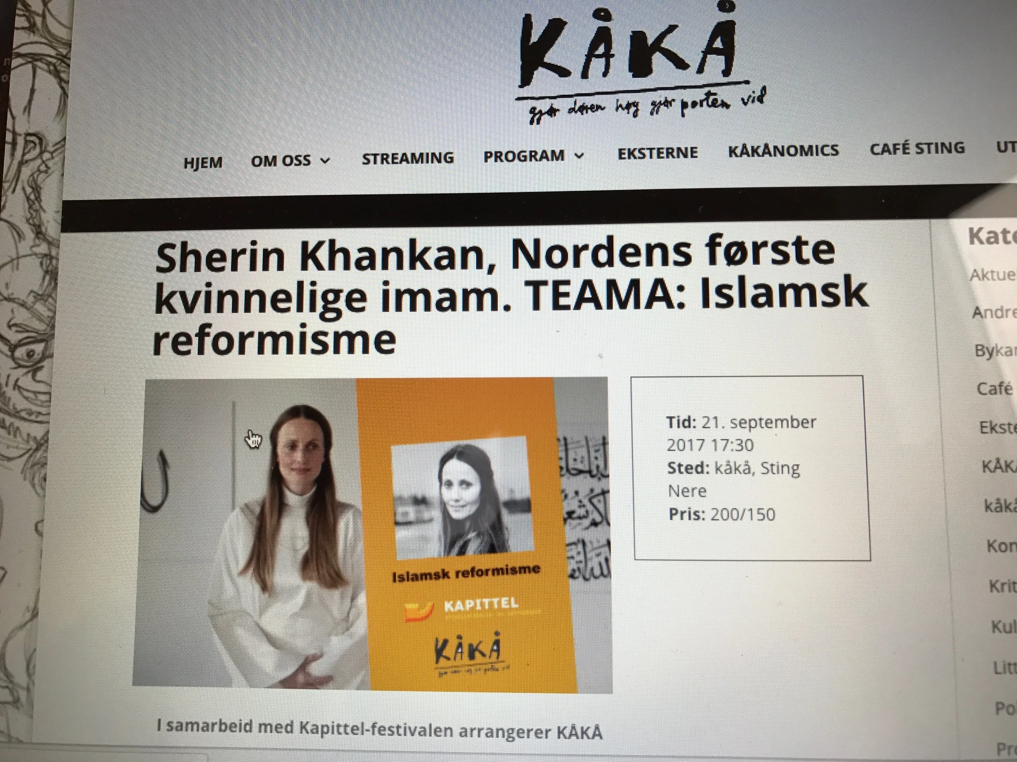 Nordens første kvinnelige imam