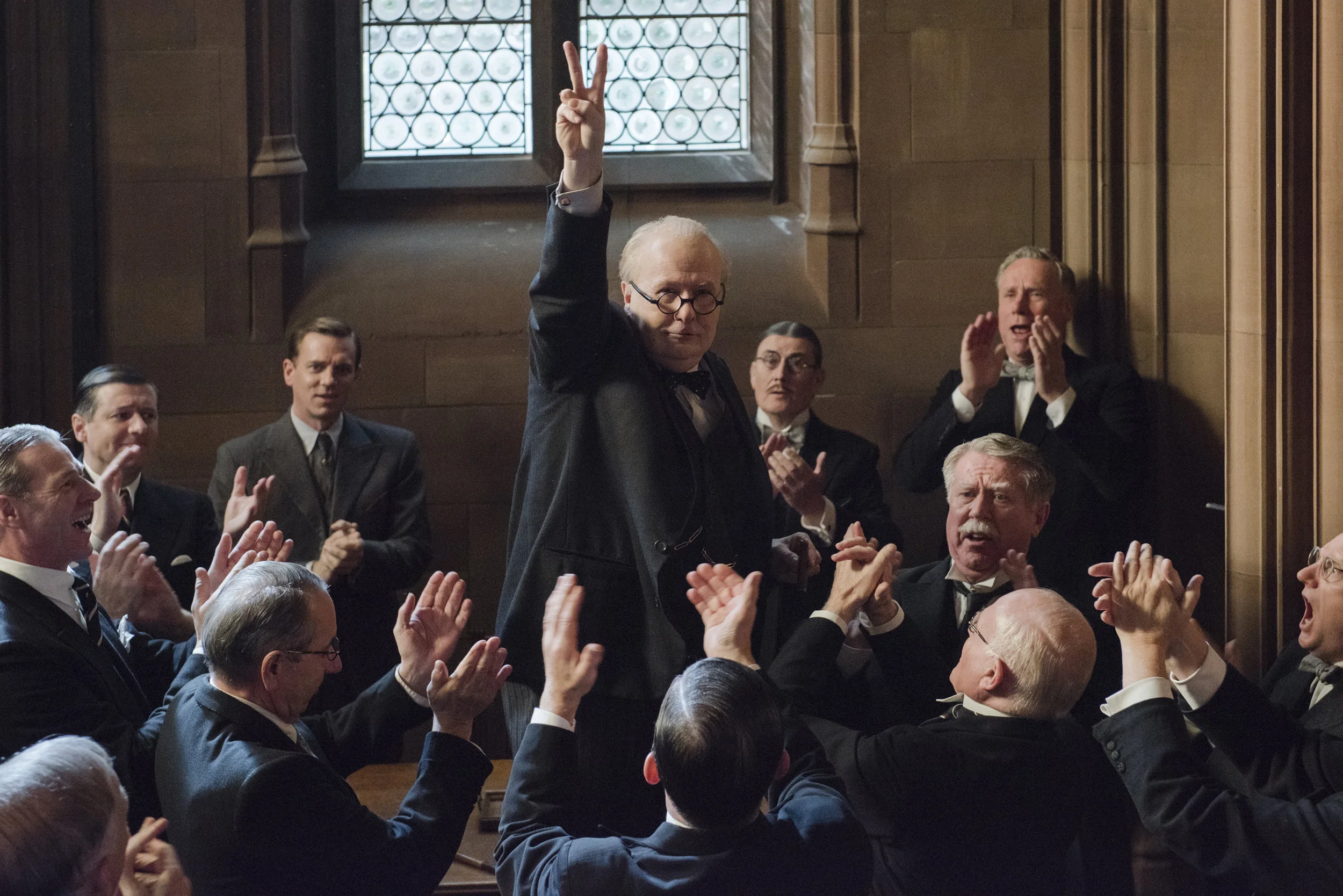 Da Winston Churchill holdt på å vakle
