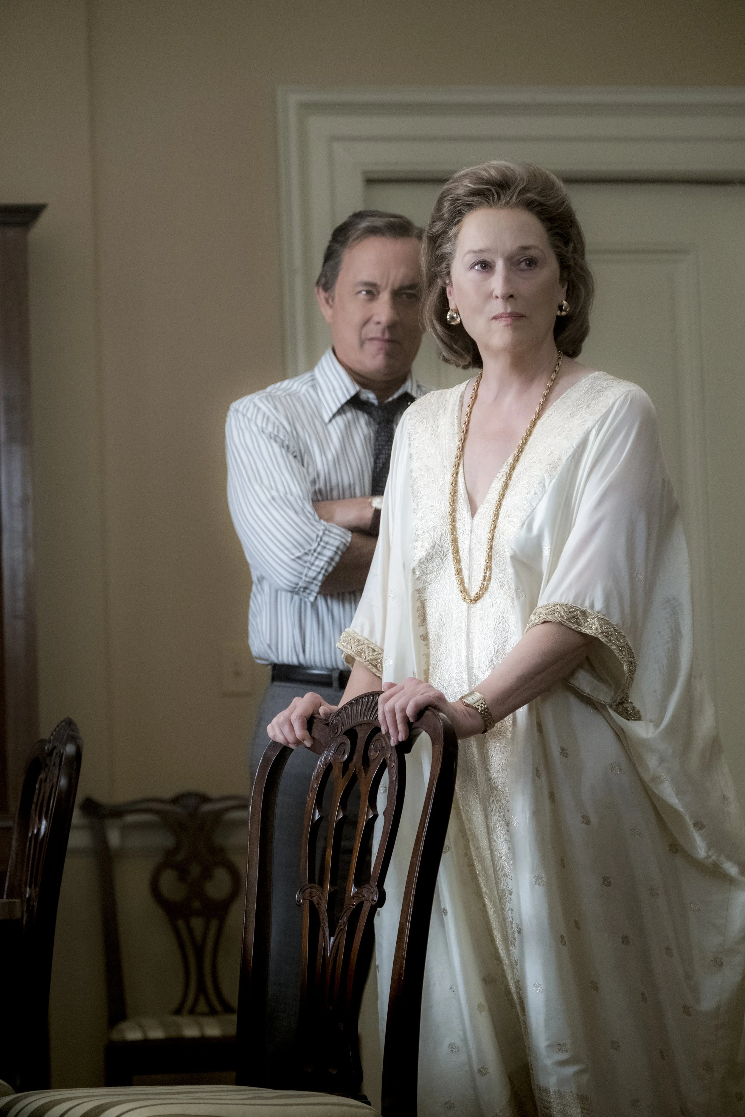 Bradlee (Tom Hanks) og Graham (Meryl Streep).