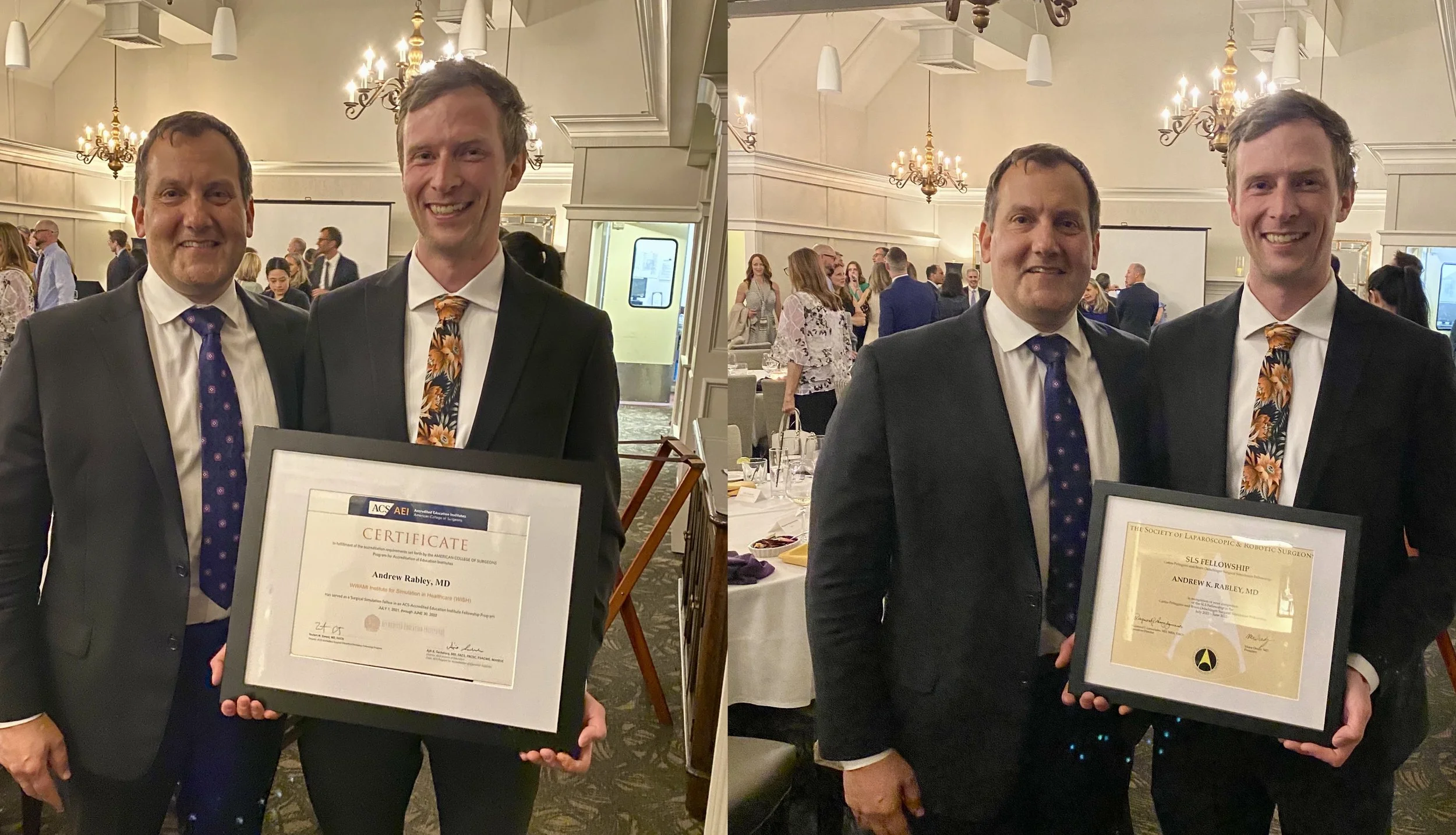 Dr. Rabley Receives Fellowship Certificates