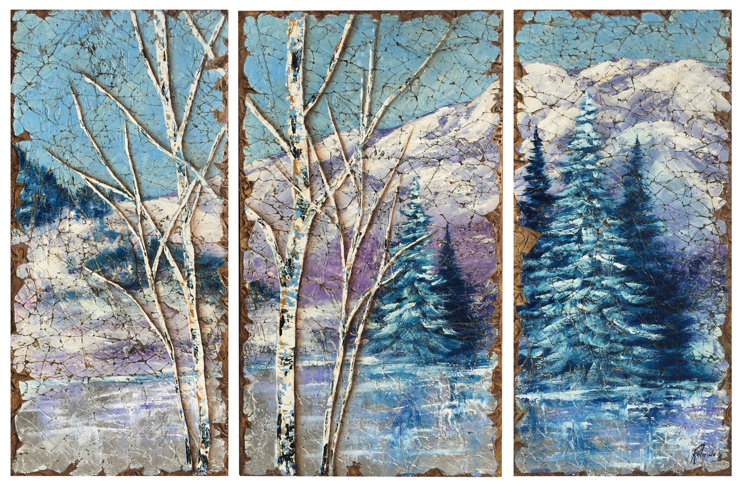 Birth of Winter 48" x 70" 