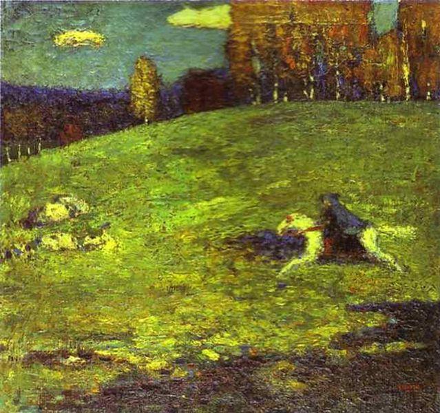 Wassily Kandinsky “Blue Rider”, 1903, Private Collection.