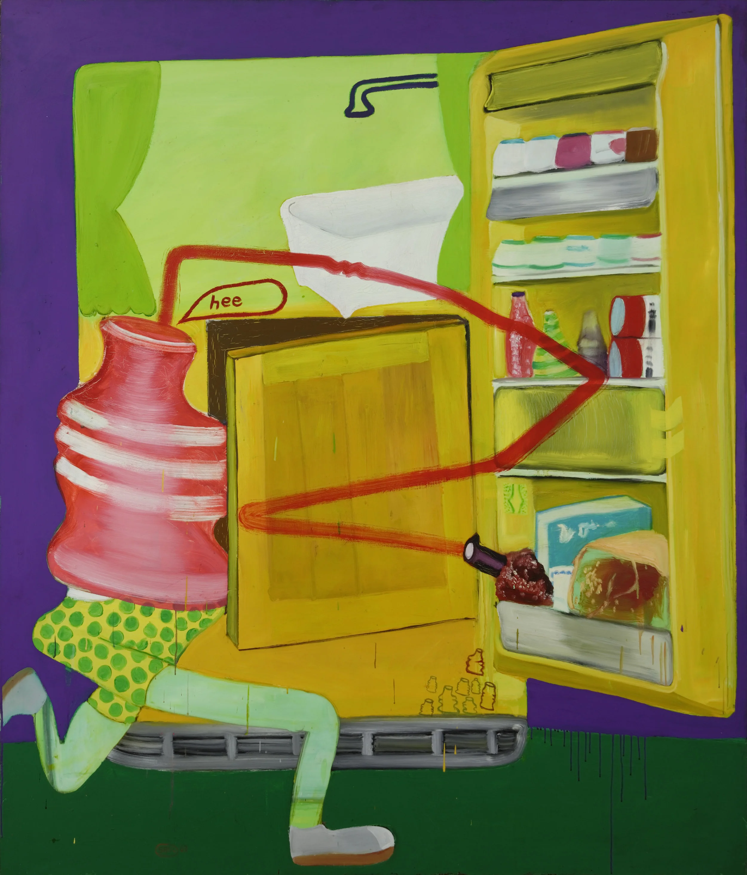 Ice Box 8, 1963, Öl auf Leinwand