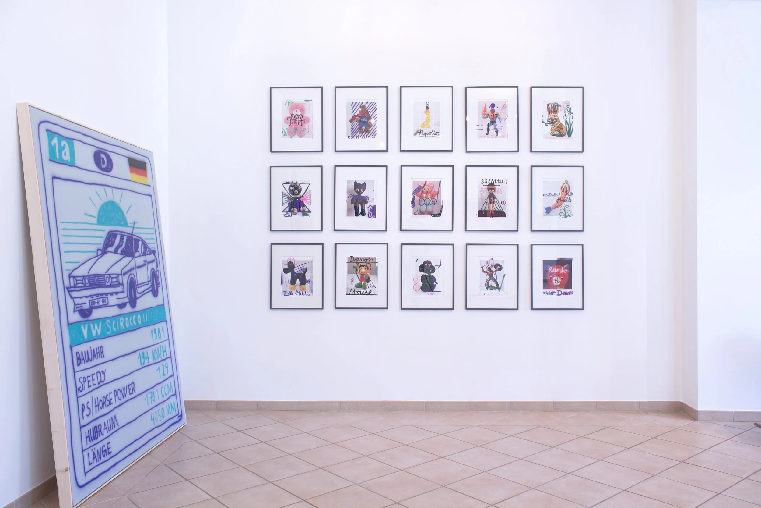 Ausstellungsansicht, Toy Stories, Valerius Gallery, Luxembourg, 2020, Scirocco, 2020, Toy Stories, 2020