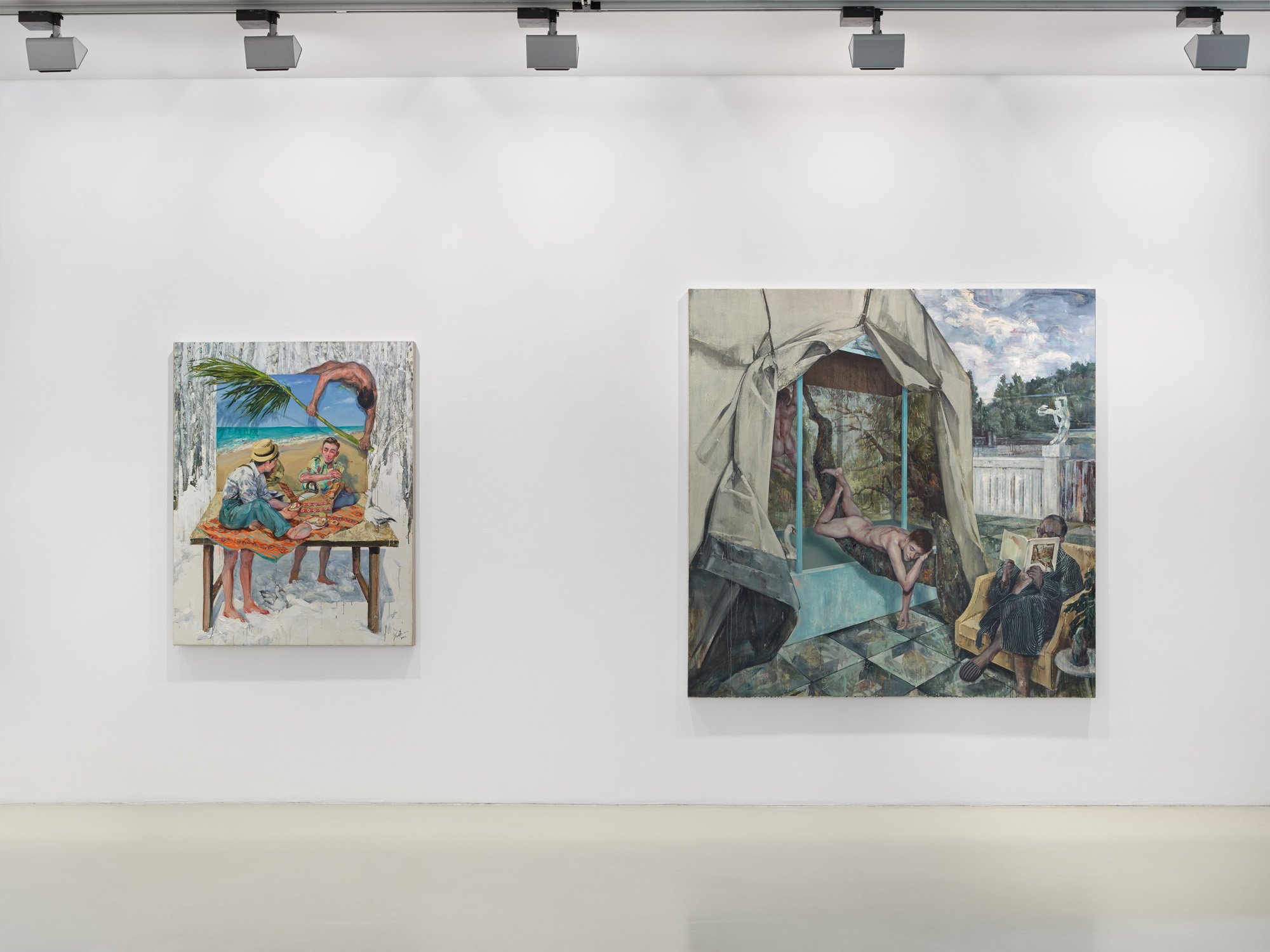 Lyu Yanxiang, Installationsansicht, Galerie Voss, Foto: Ivo Faber, Düsseldorf