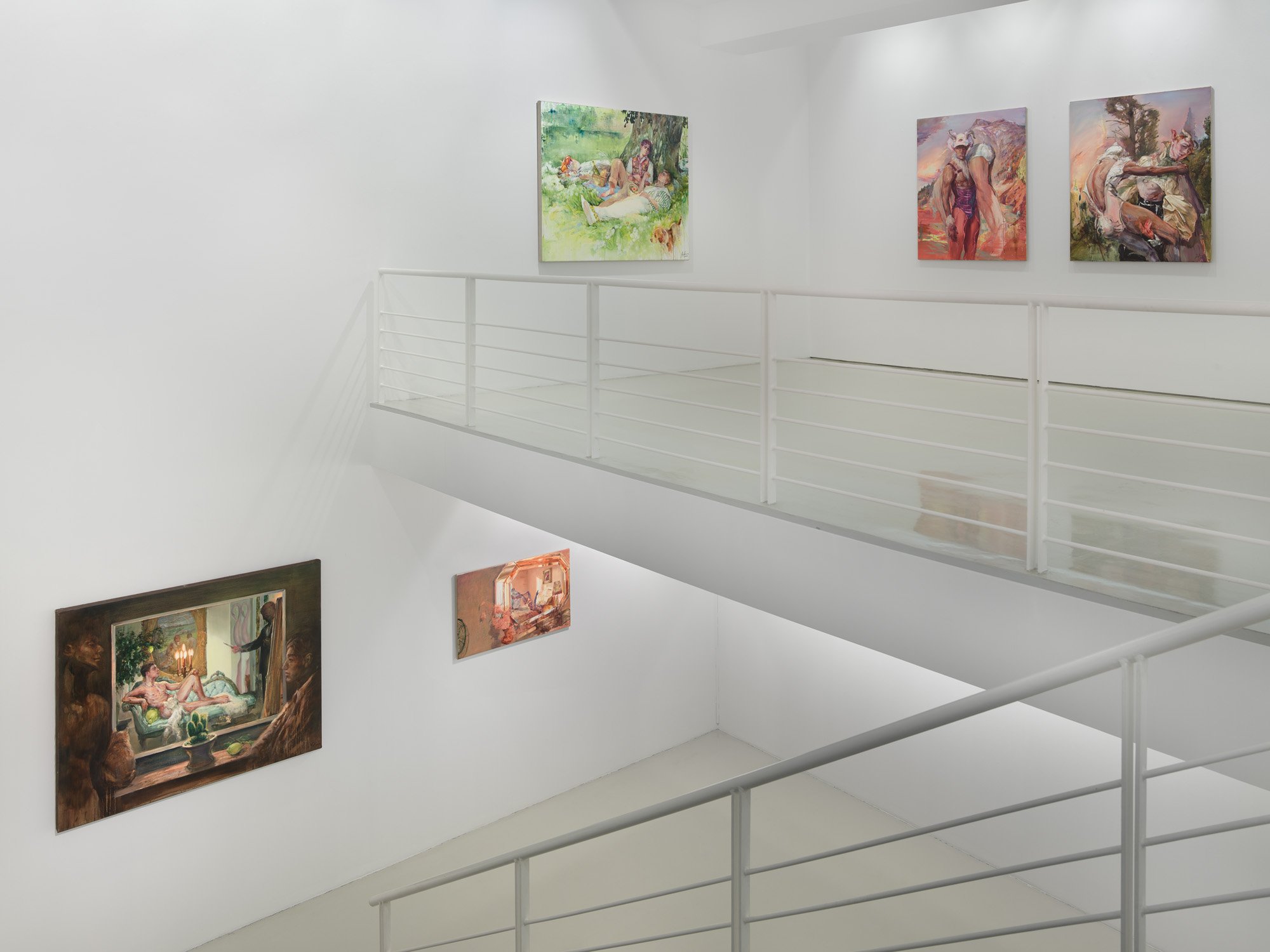 Lyu Yanxiang, Installationsansicht, Galerie Voss, Foto: Ivo Faber, Düsseldorf