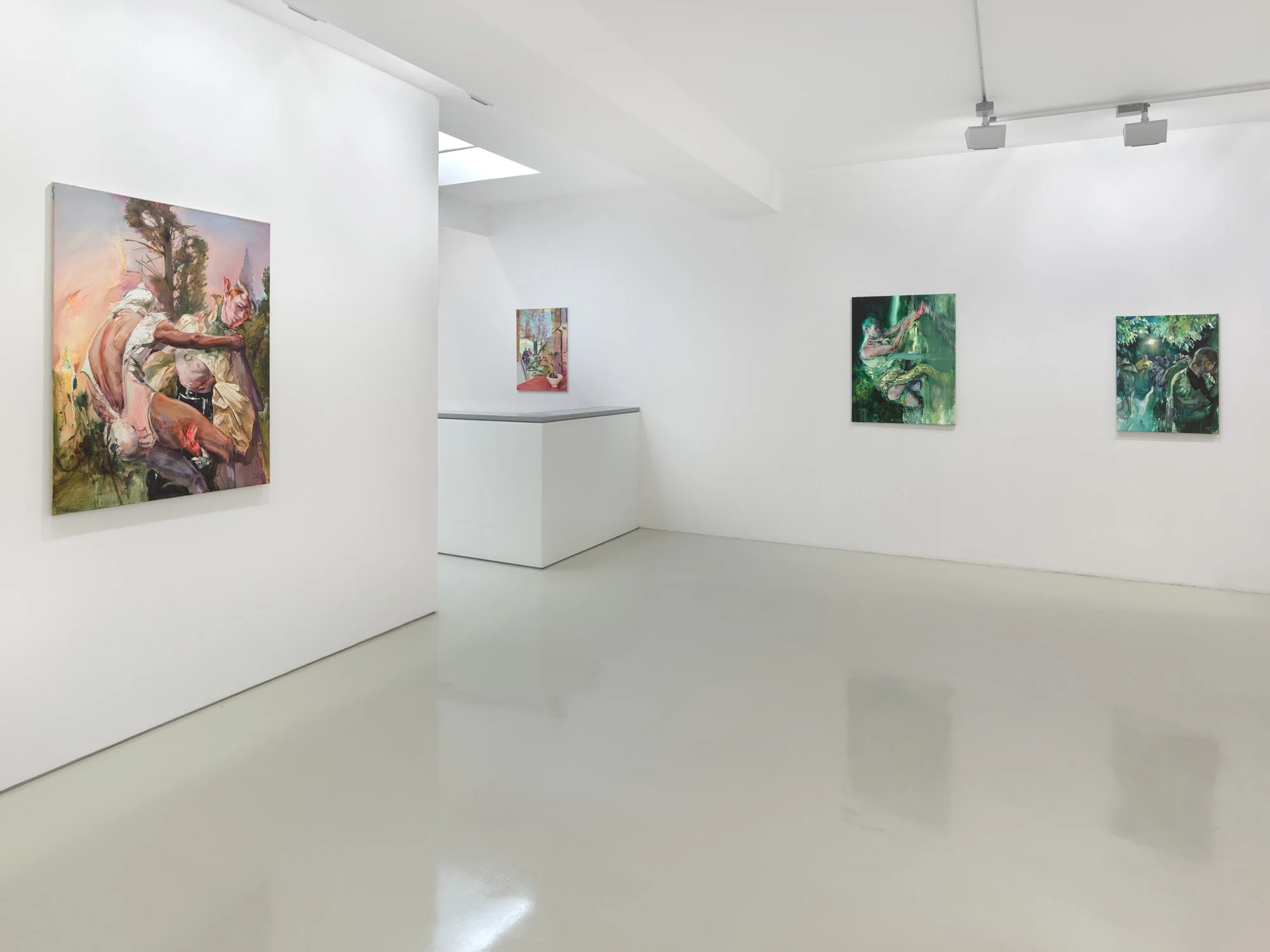 Lyu Yanxiang, Installationsansicht, Galerie Voss, Foto: Ivo Faber, Düsseldorf