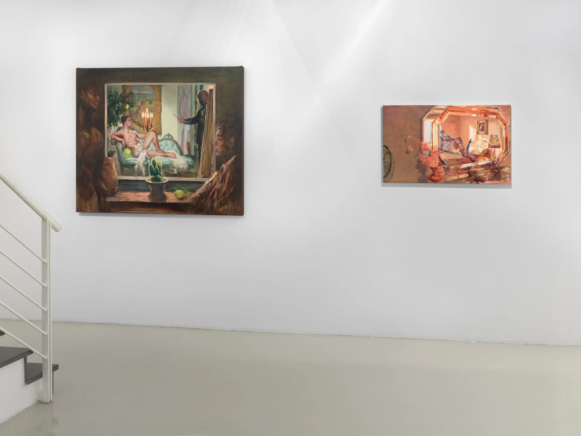 Lyu Yanxiang, Installationsansicht, Galerie Voss, Foto: Ivo Faber, Düsseldorf