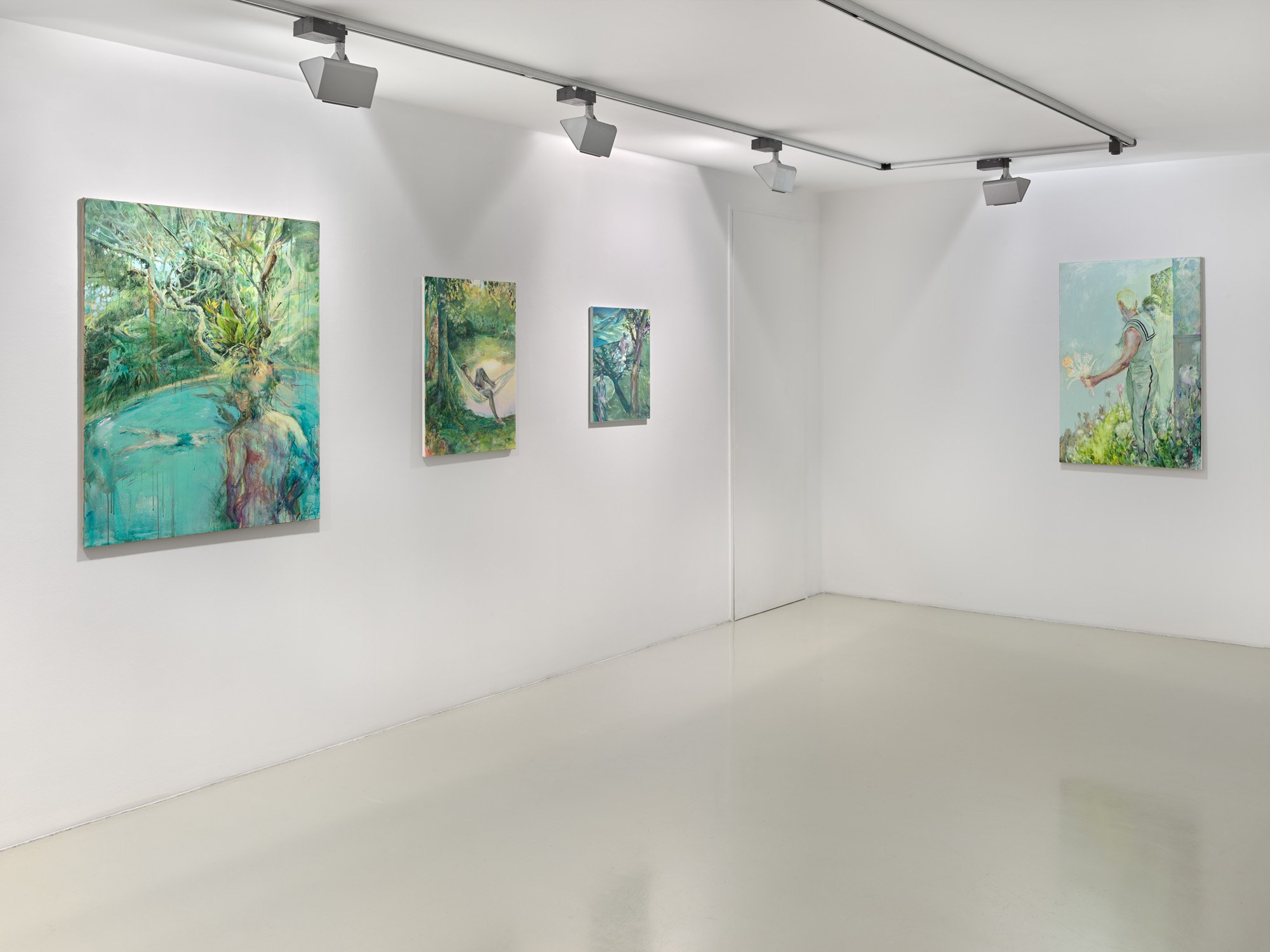 Lyu Yanxiang, Installationsansicht, Galerie Voss, Foto: Ivo Faber, Düsseldorf