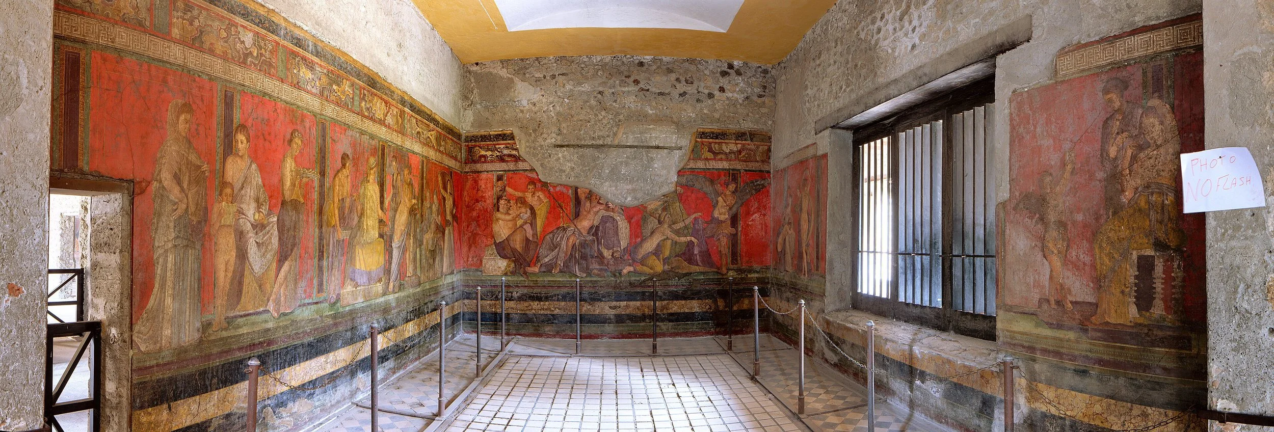 Dionysischer Mysterienfries, Villa dei Misteri, Pompeji