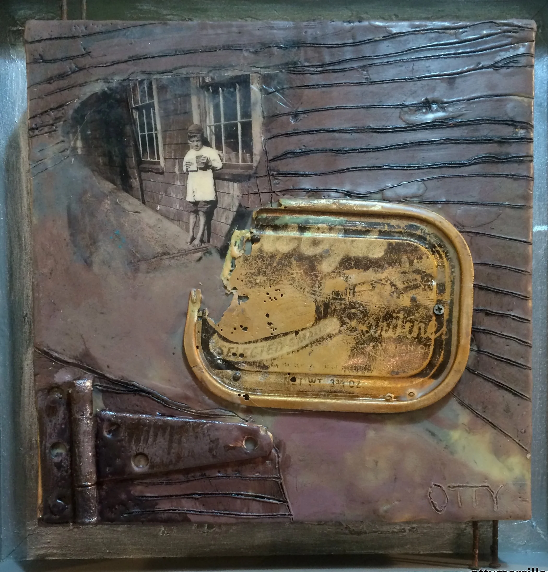 Little Boy with Day's Work