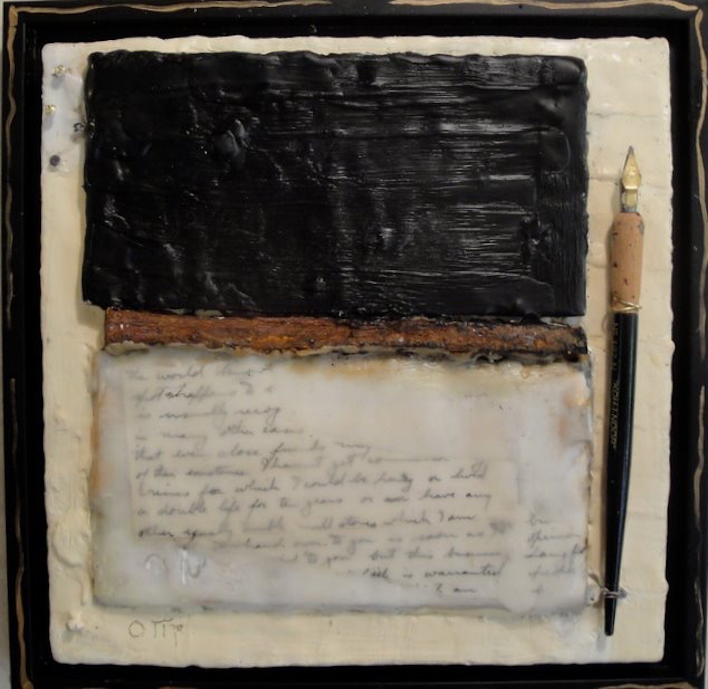  Letters from Home | Encaustic Painting