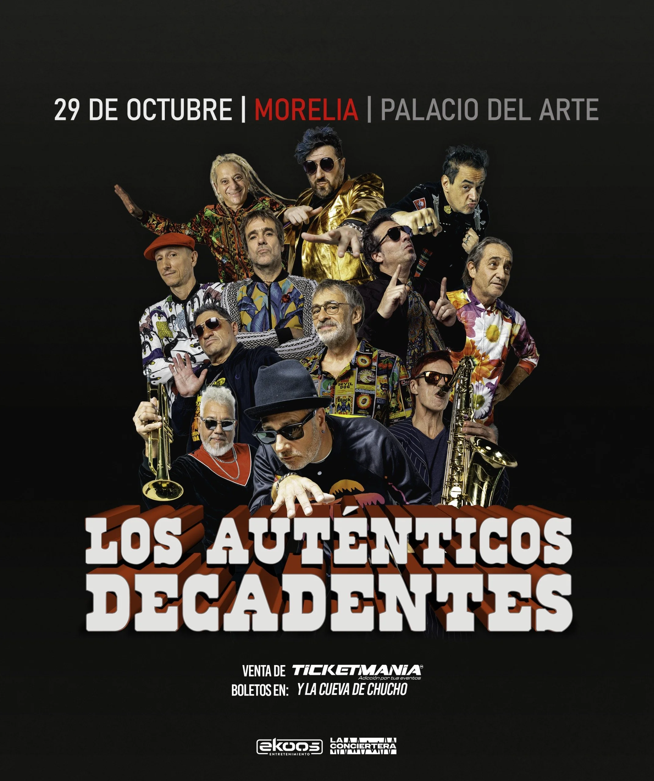 ¡Regresan Los Auténticos Decadentes a Morelia!