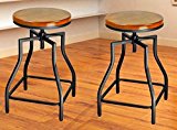 Adjustable bar stools