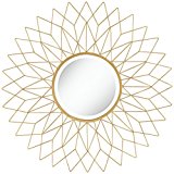 Gold Flower Mirror