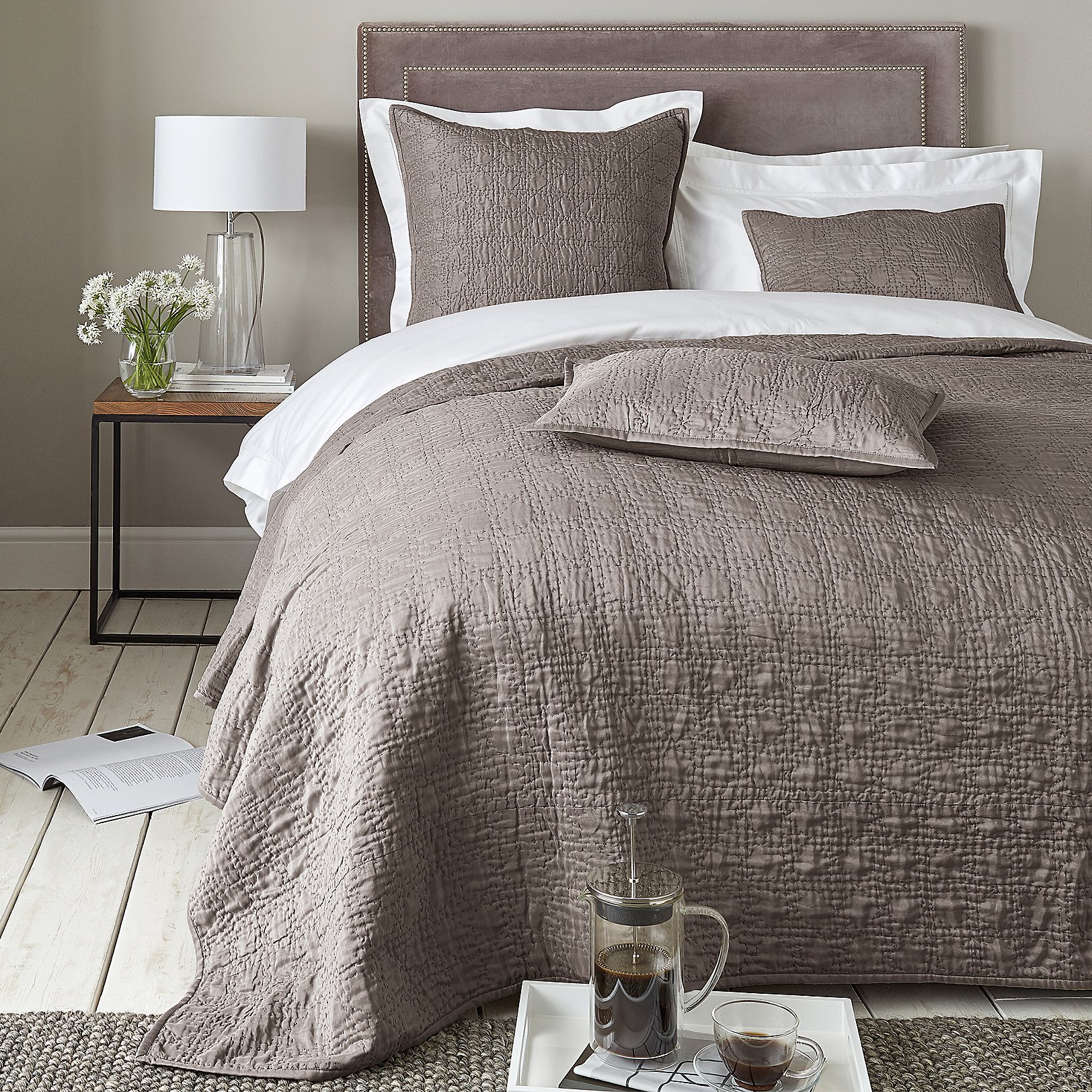 Grey Bedding