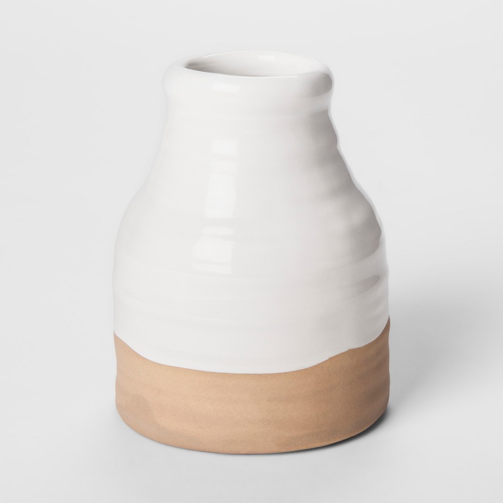 Rustic White Vessel