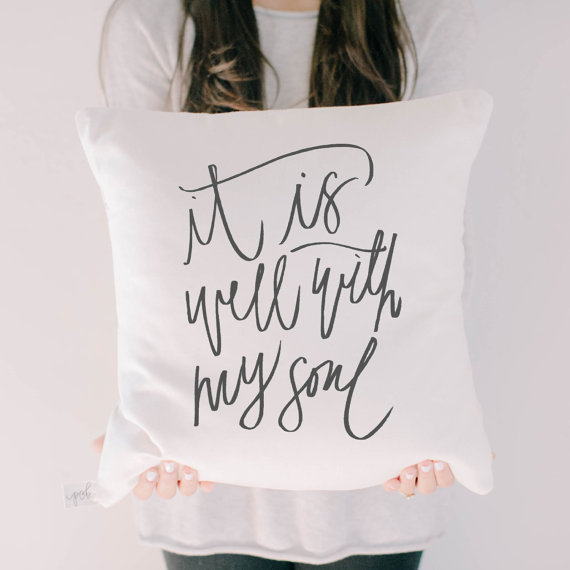 It is with you Throw Pillow