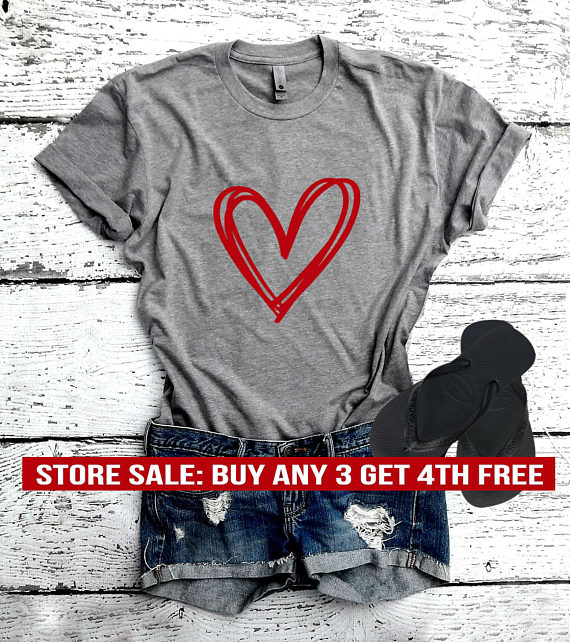 Heart tshirt