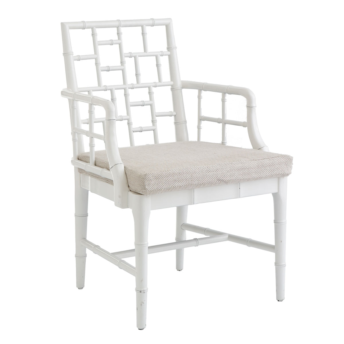 White Bamboo Chair