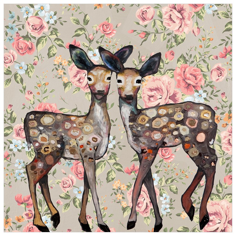 Deer Print for Girls Room