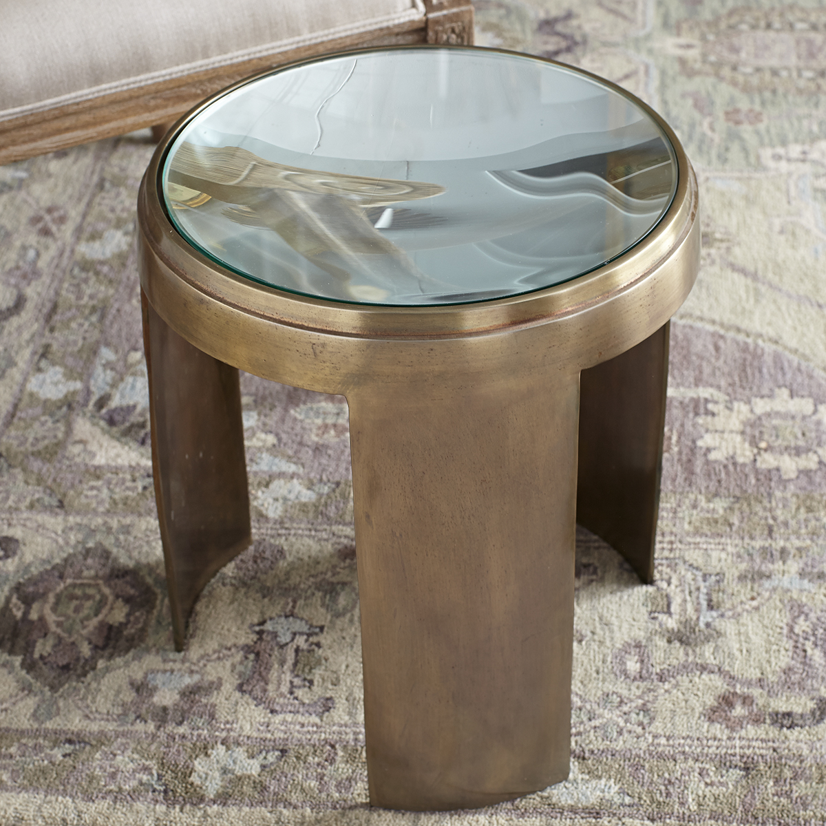 Side TAble gold
