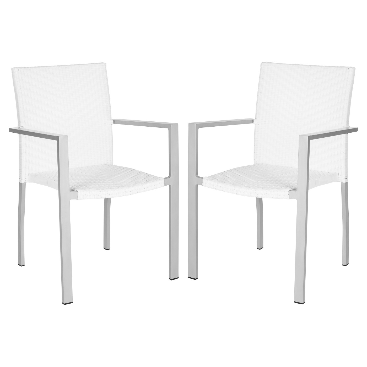 White outdoor chairs
