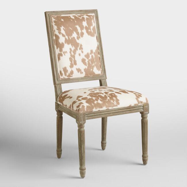 Faux Skin Dining Chair