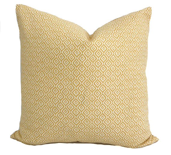 Yellow Throw Pillow