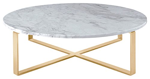 Marble and Gold Round Table